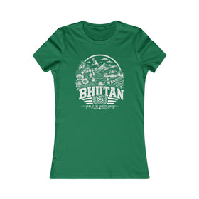 Bhutan, País del Dragón del Trueno - Camiseta para mujer