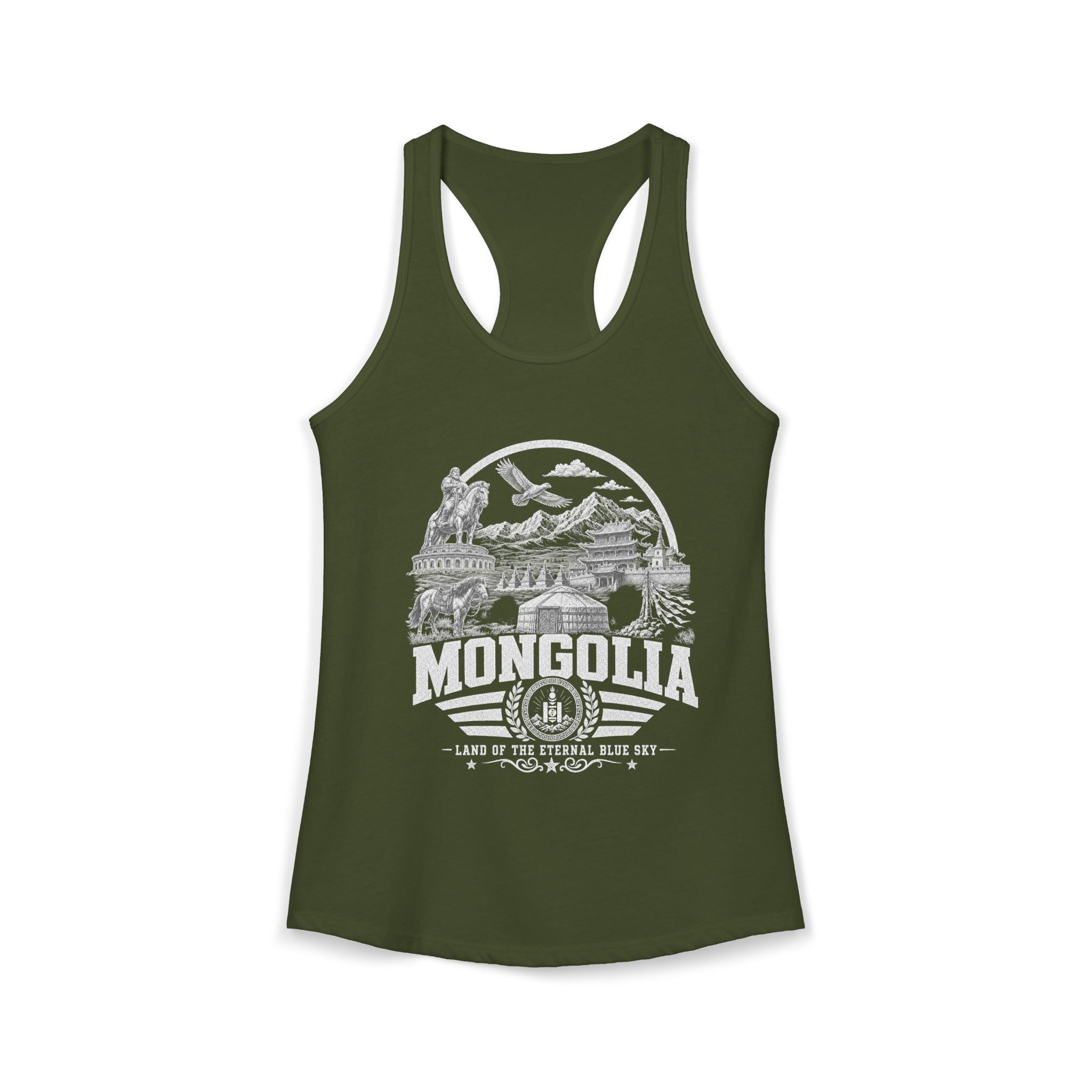 Mongolia Land of the Eternal Blue Sky Women's Tank Top