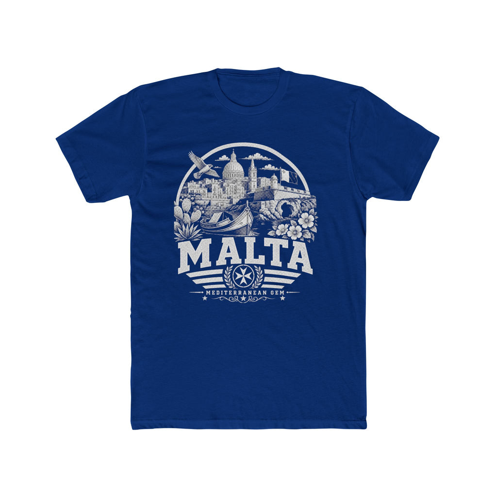 Malta vintage landmarks men's tee — iconic landmark design | Nameshi Destinations (view 11)