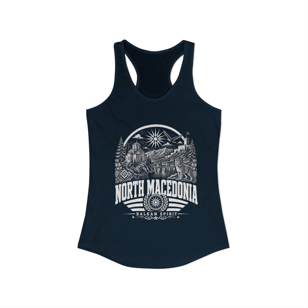 North Macedonia Balkan Spirit Women's Tank Top