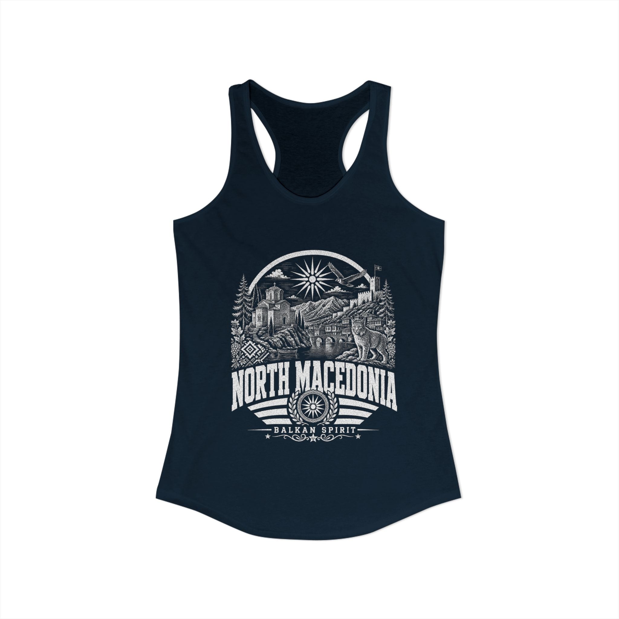 North Macedonia Balkan Spirit Women's Tank Top