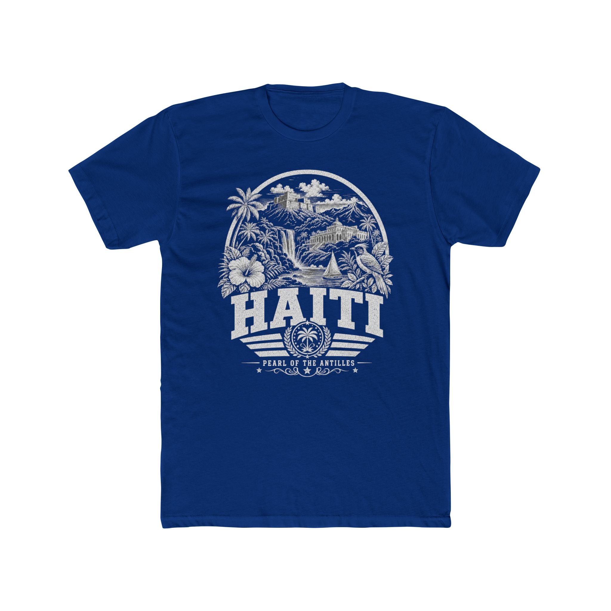 Haiti vintage landmarks men's tee — iconic landmark design | Nameshi Destinations (view 11)