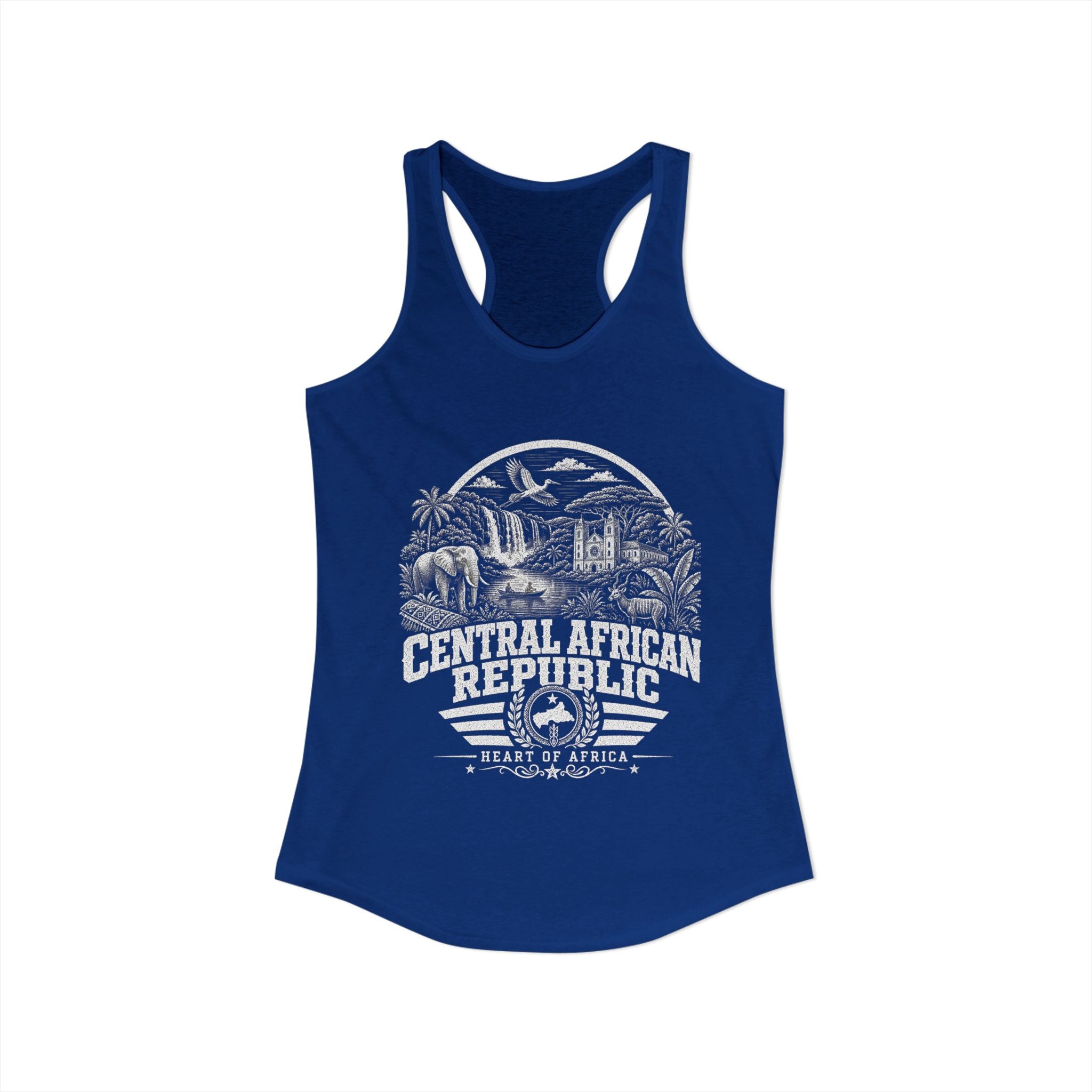 Central African Republic Heart of Africa Women's Tank Top