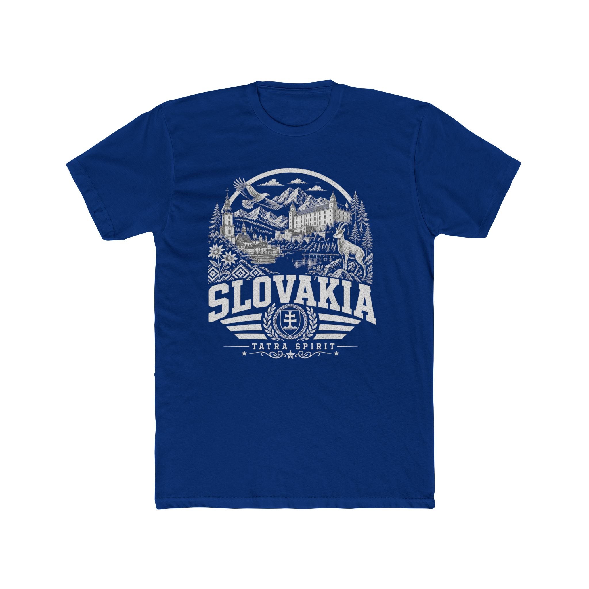 Slovakia vintage landmarks men's tee — iconic landmark design | Nameshi Destinations (view 11)