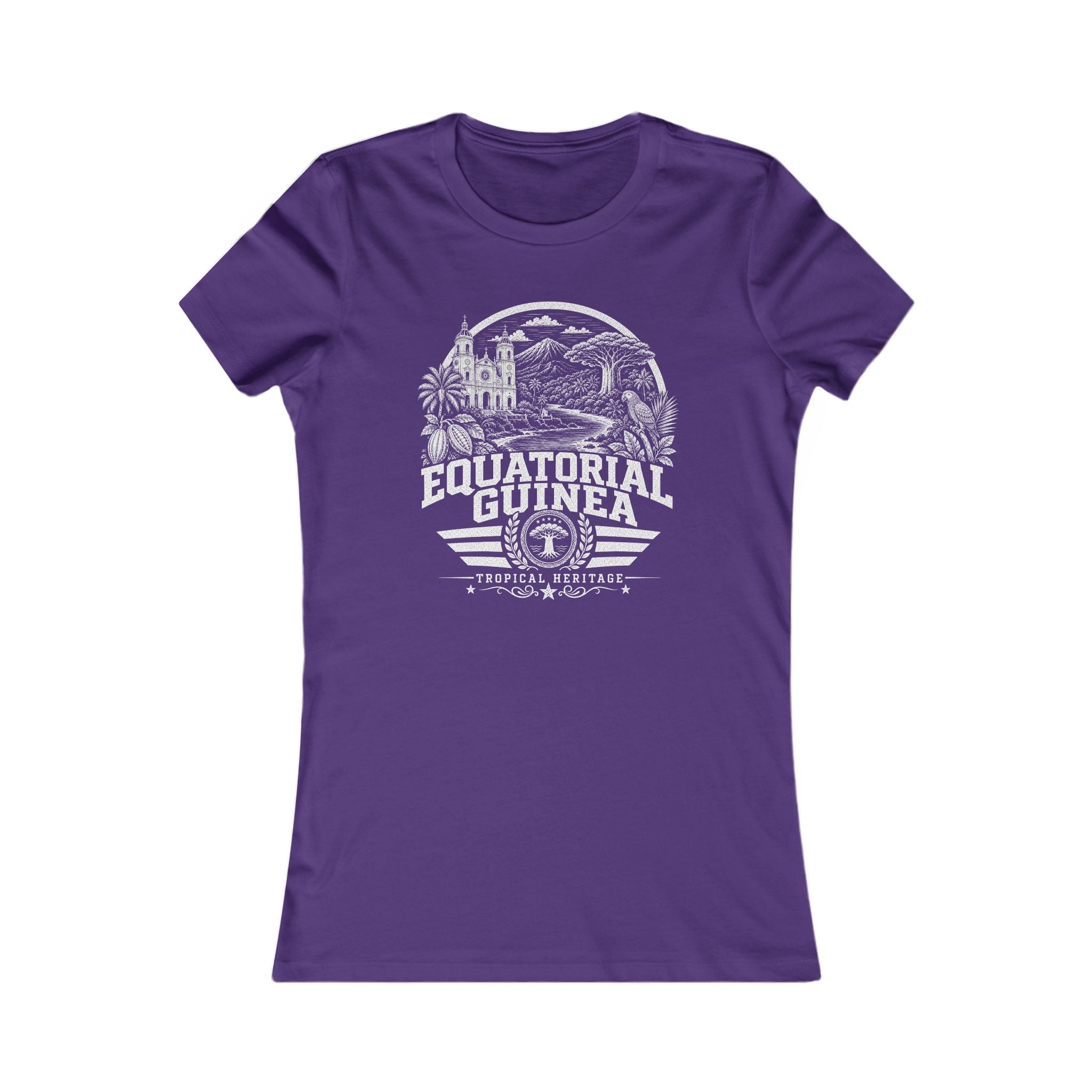 Equatorial Guinea Tropical Heritage Women's Tee