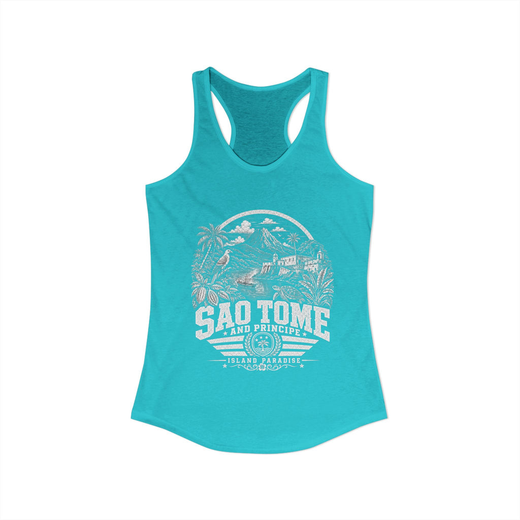 Sao Tome and Principe Island Paradise Women's Tank Top