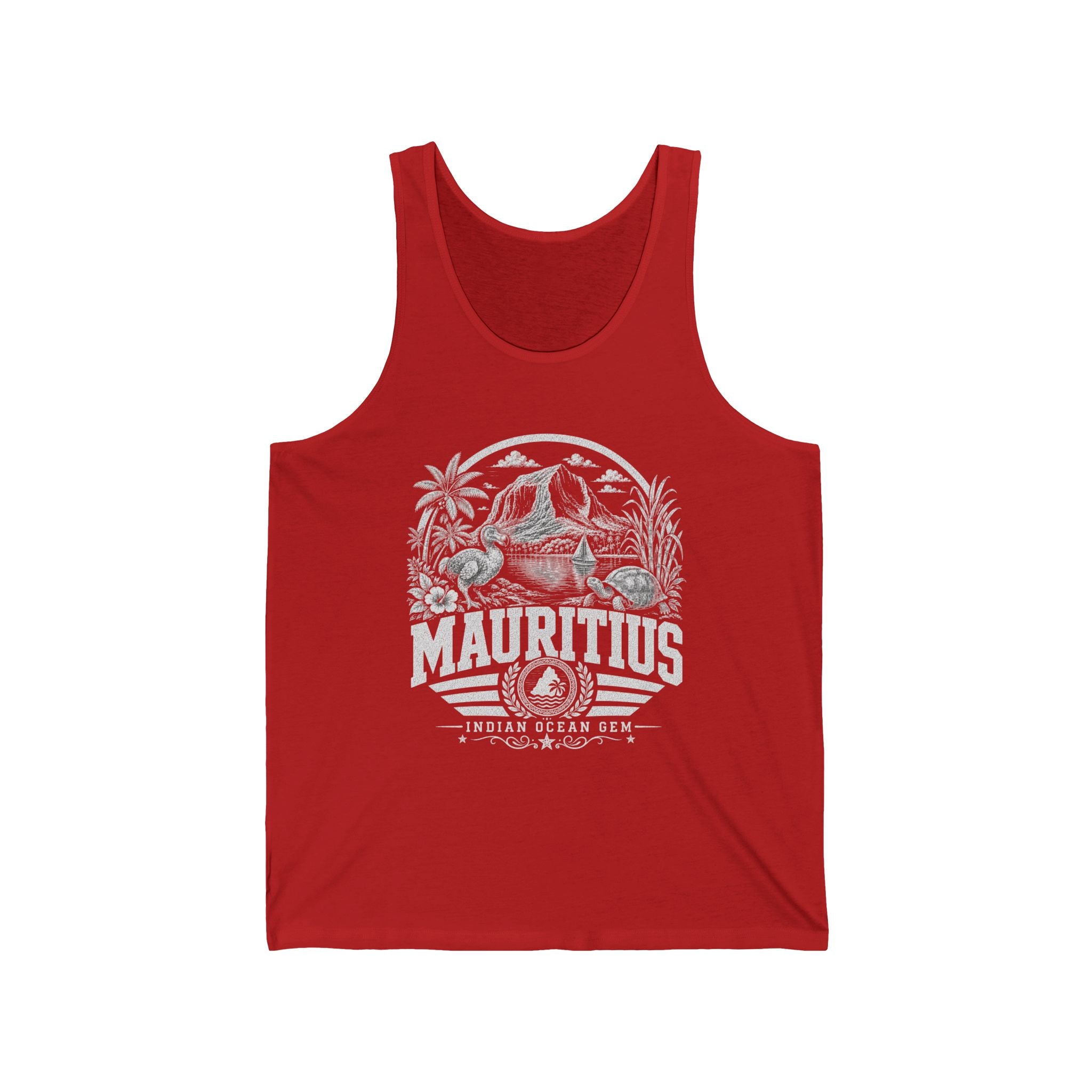 Mauritius Indian Ocean Gem Men's Tank Top