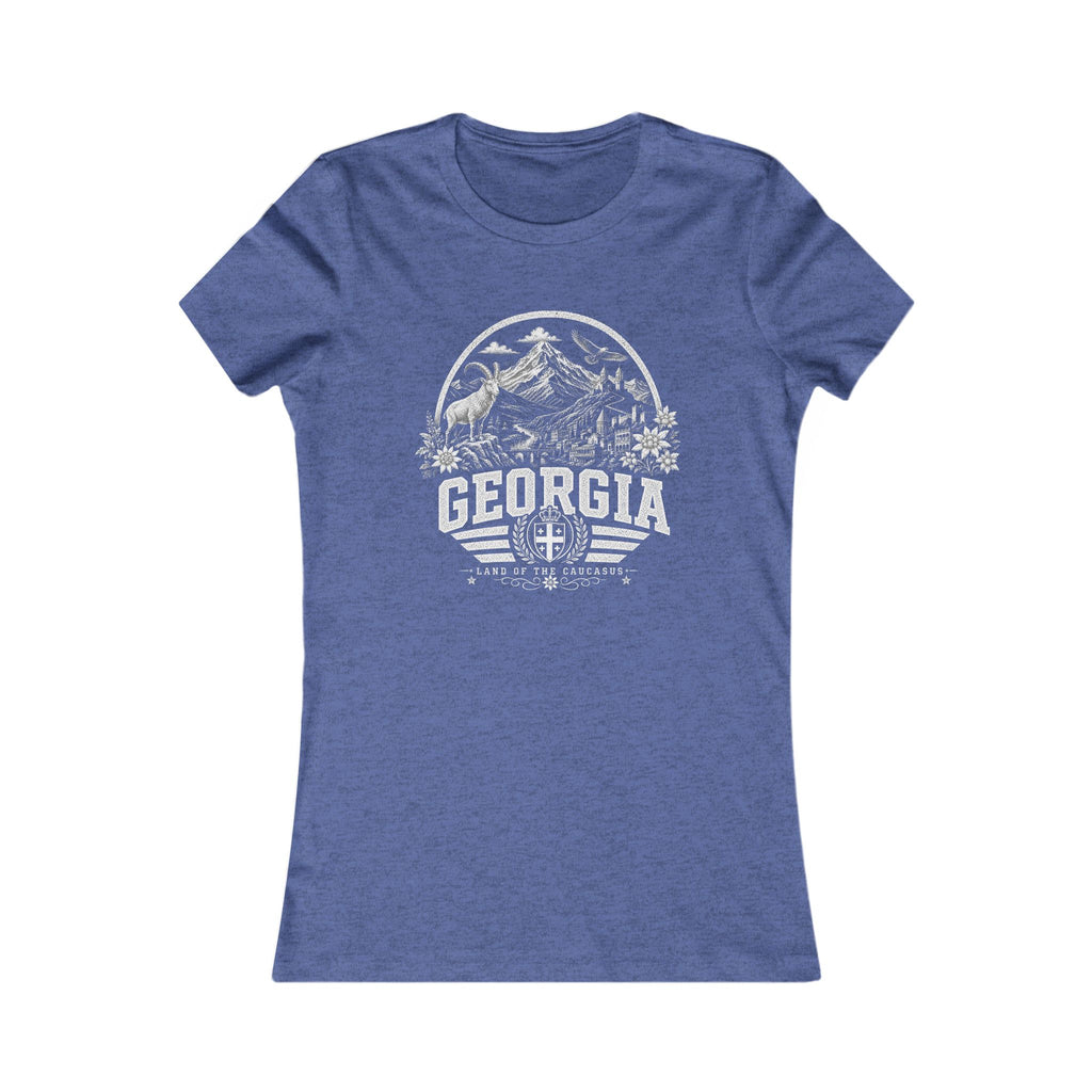 Georgia vintage landmarks women's tee — iconic landmark design | Nameshi Destinations (view 13)