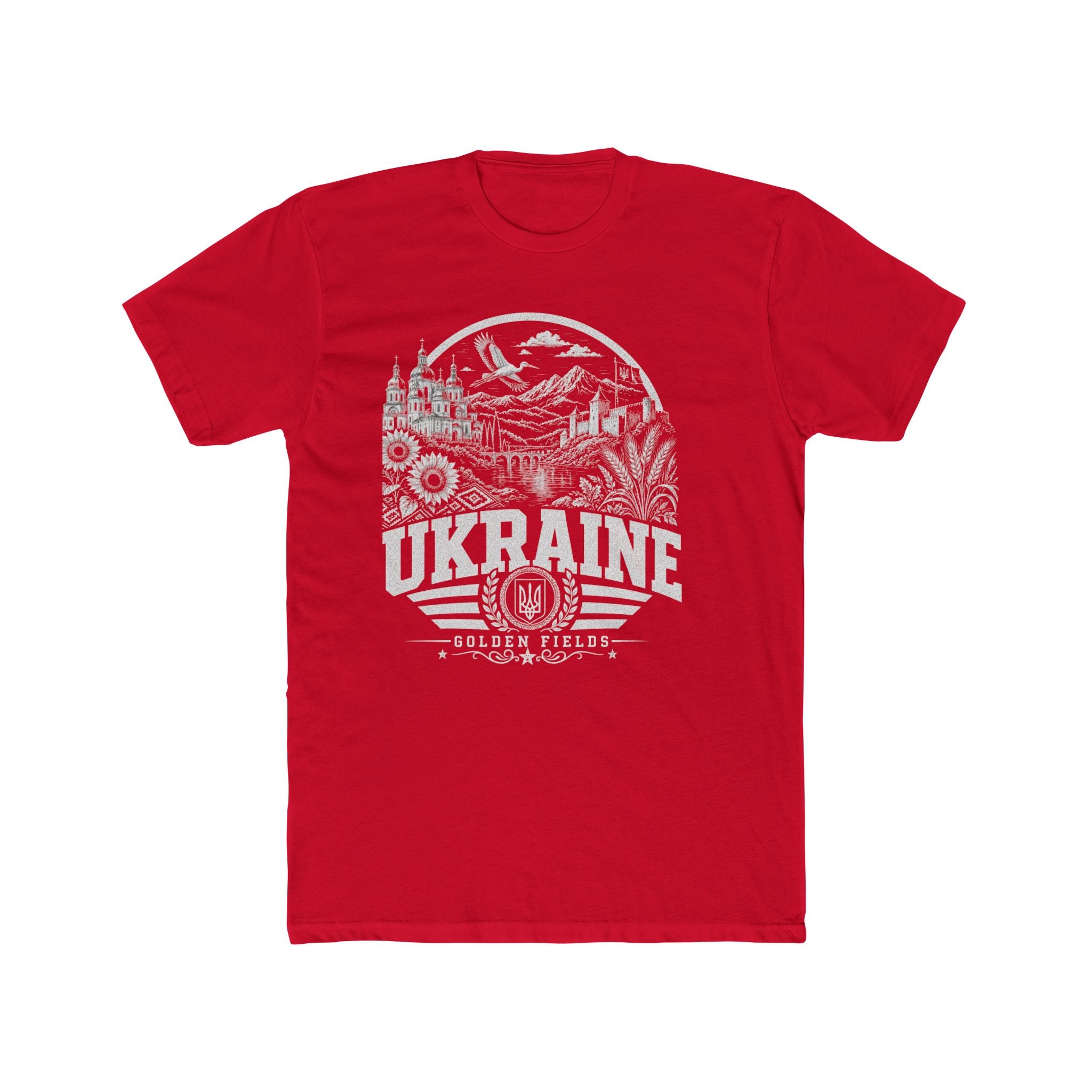 Ukraine vintage landmarks men's tee — iconic landmark design | Nameshi Destinations (view 15)