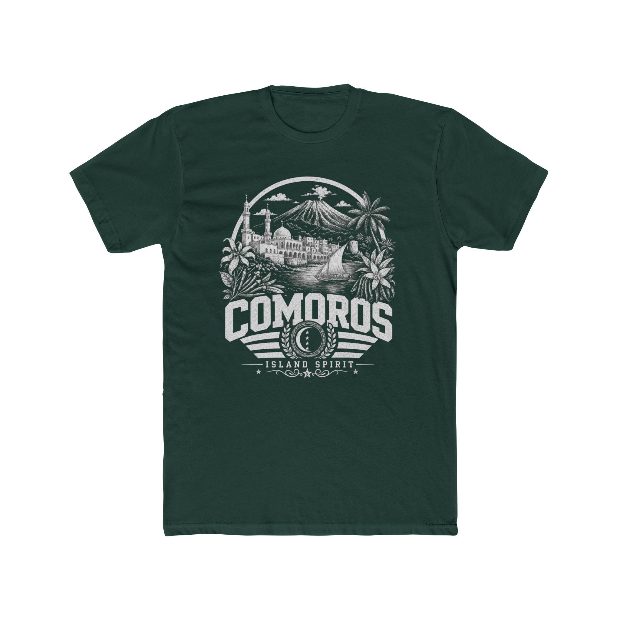 Camiseta Masculina Comoros Island Spirit