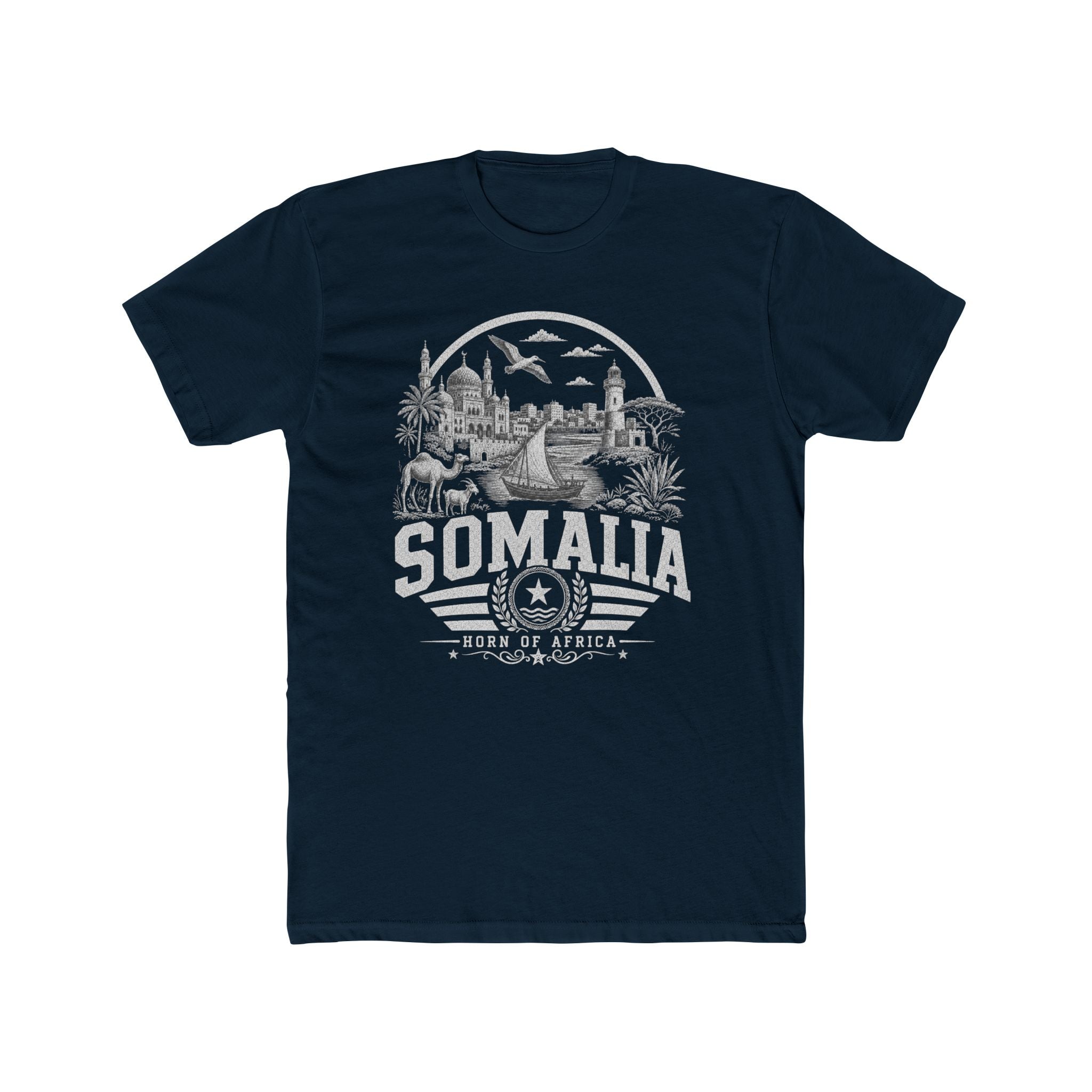 Somália Chifre da África Camiseta Masculina