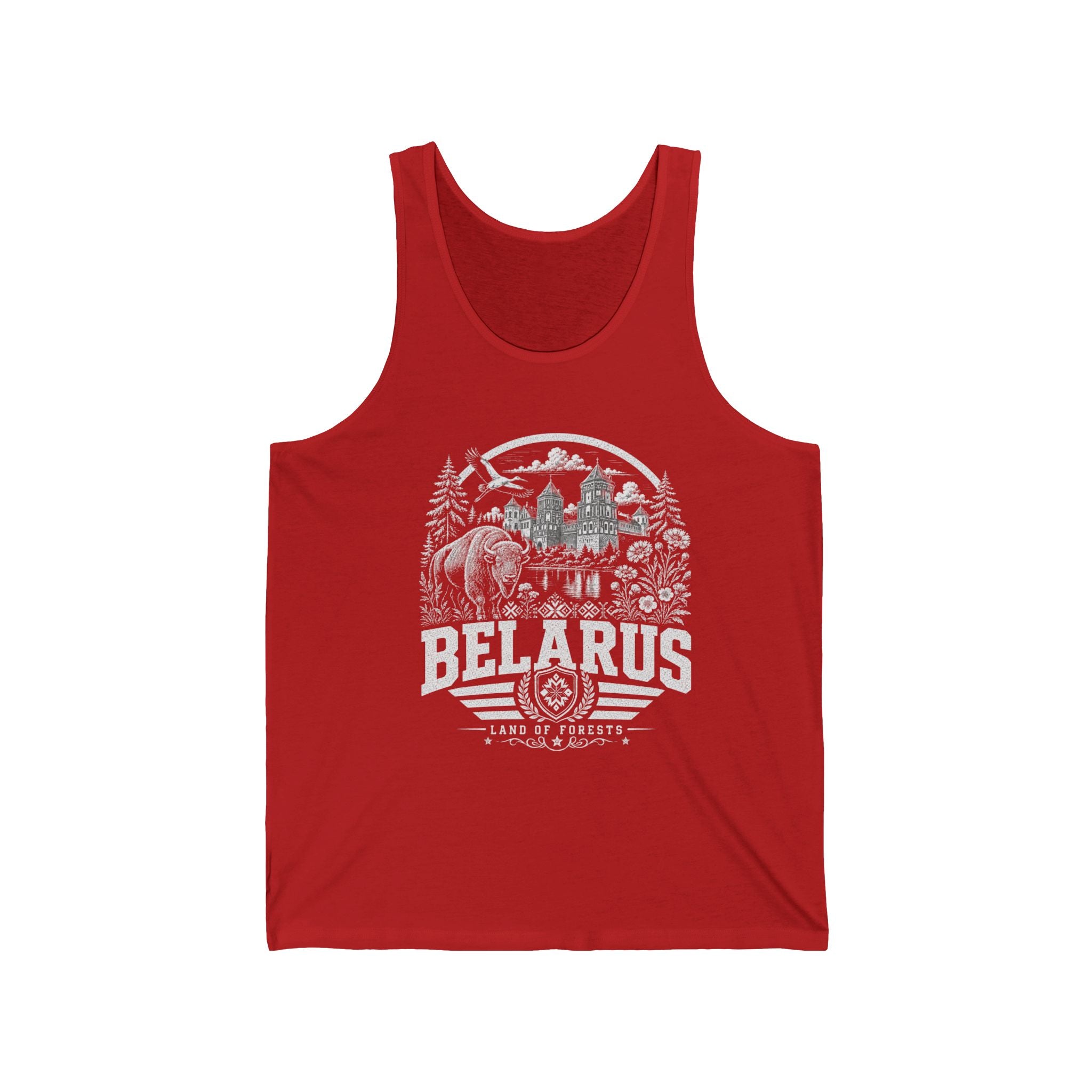 Belarus vintage landmarks men's tee — iconic landmark design | Nameshi Destinations (view 6)