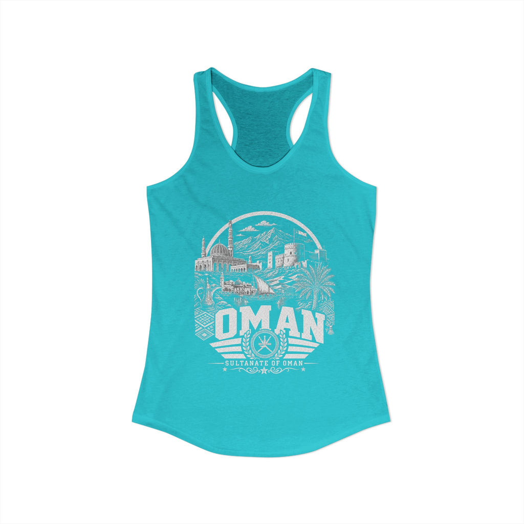 Omán Sultanato de Omán Camiseta sin mangas para mujer