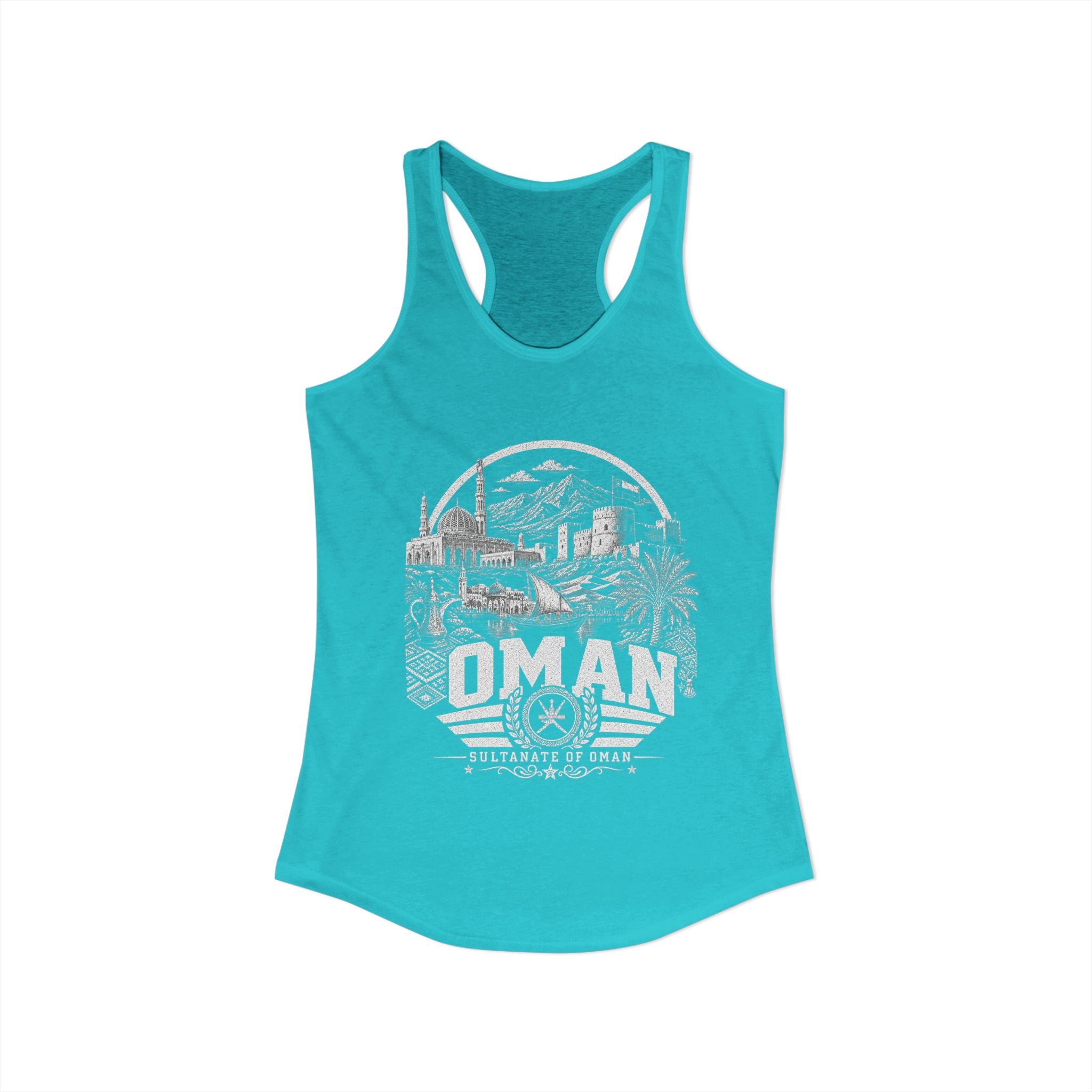 Omán Sultanato de Omán Camiseta sin mangas para mujer