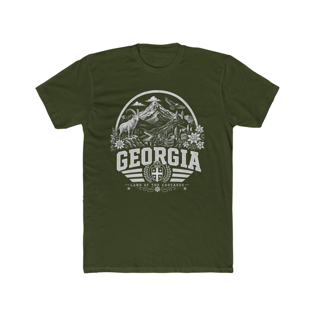 Georgia vintage landmarks men's tee — iconic landmark design | Nameshi Destinations (view 4)
