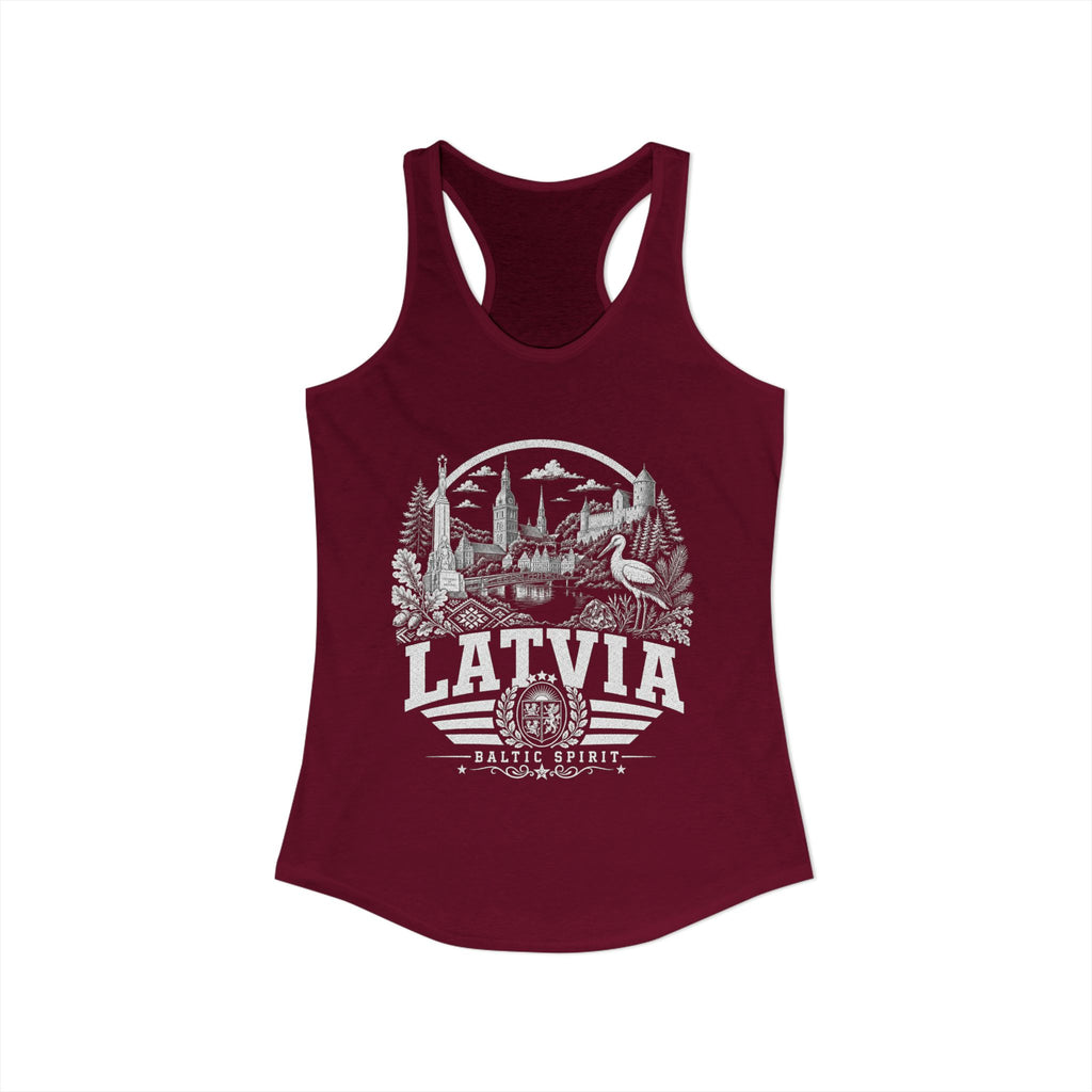 Latvia Baltic Spirit Women's Tank Top