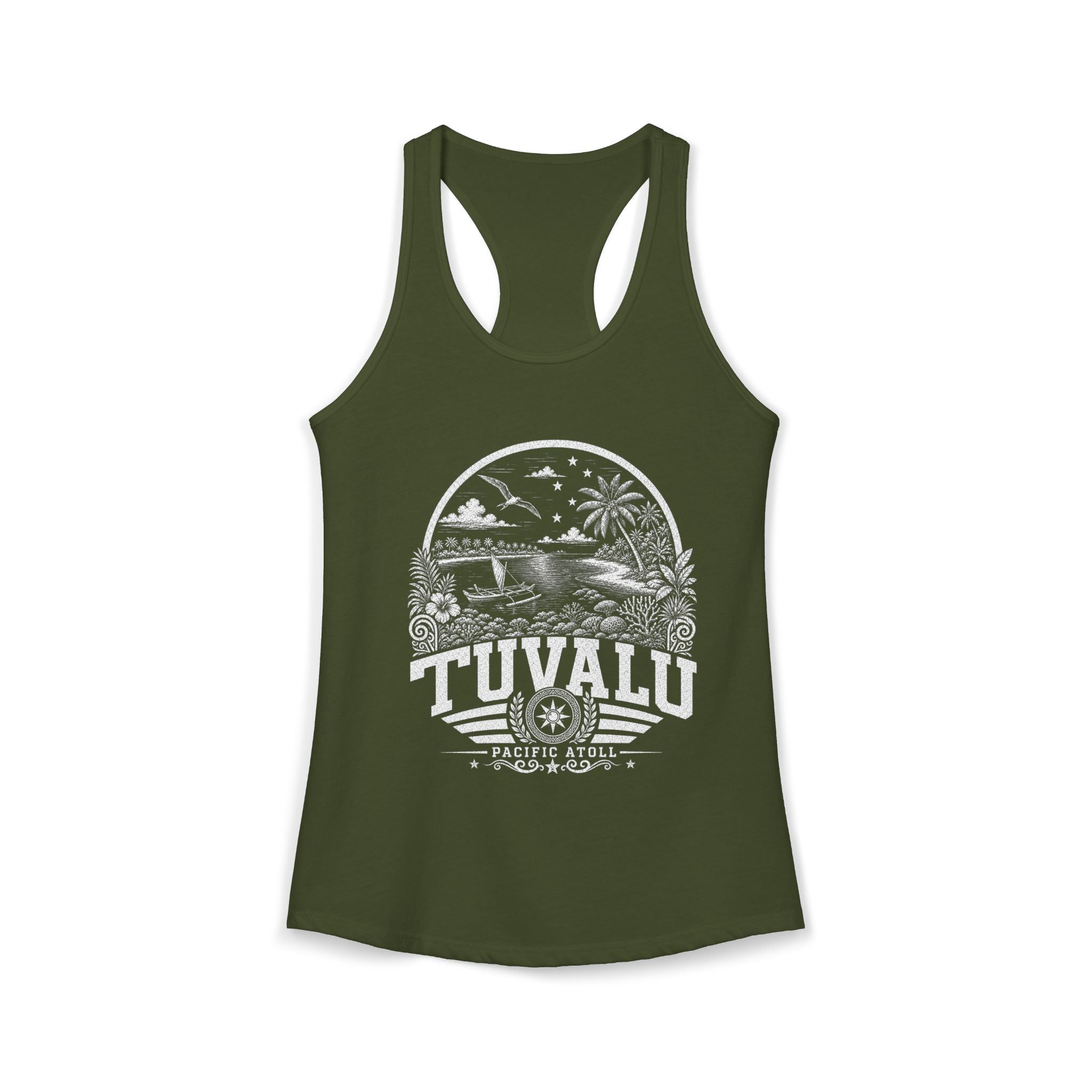 Tuvalu Pacific Atoll Women's Tank Top