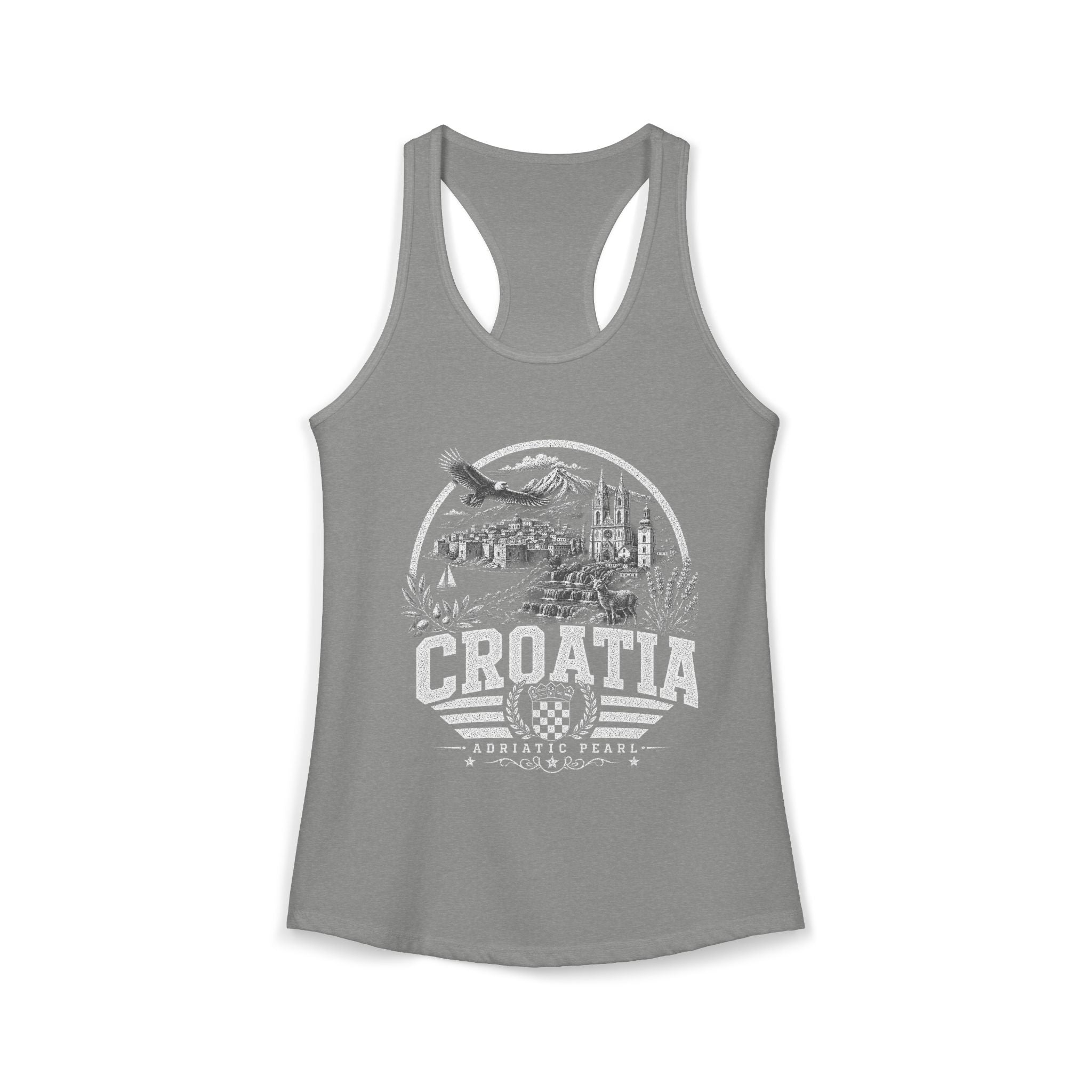 Croatia Adriatic Pearl Women's Tank Top