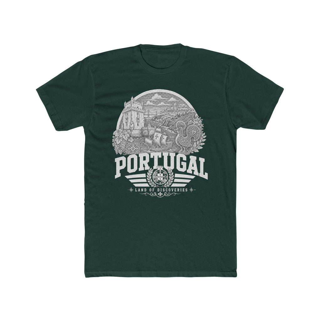 Portugal vintage landmarks men's tee — iconic landmark design | Nameshi Destinations (view 7)