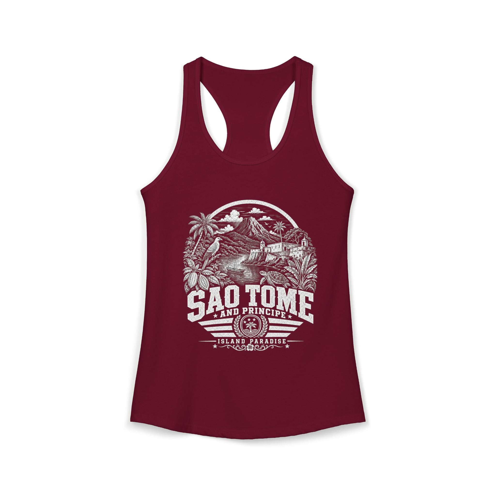 Sao Tome and Principe Island Paradise Women's Tank Top