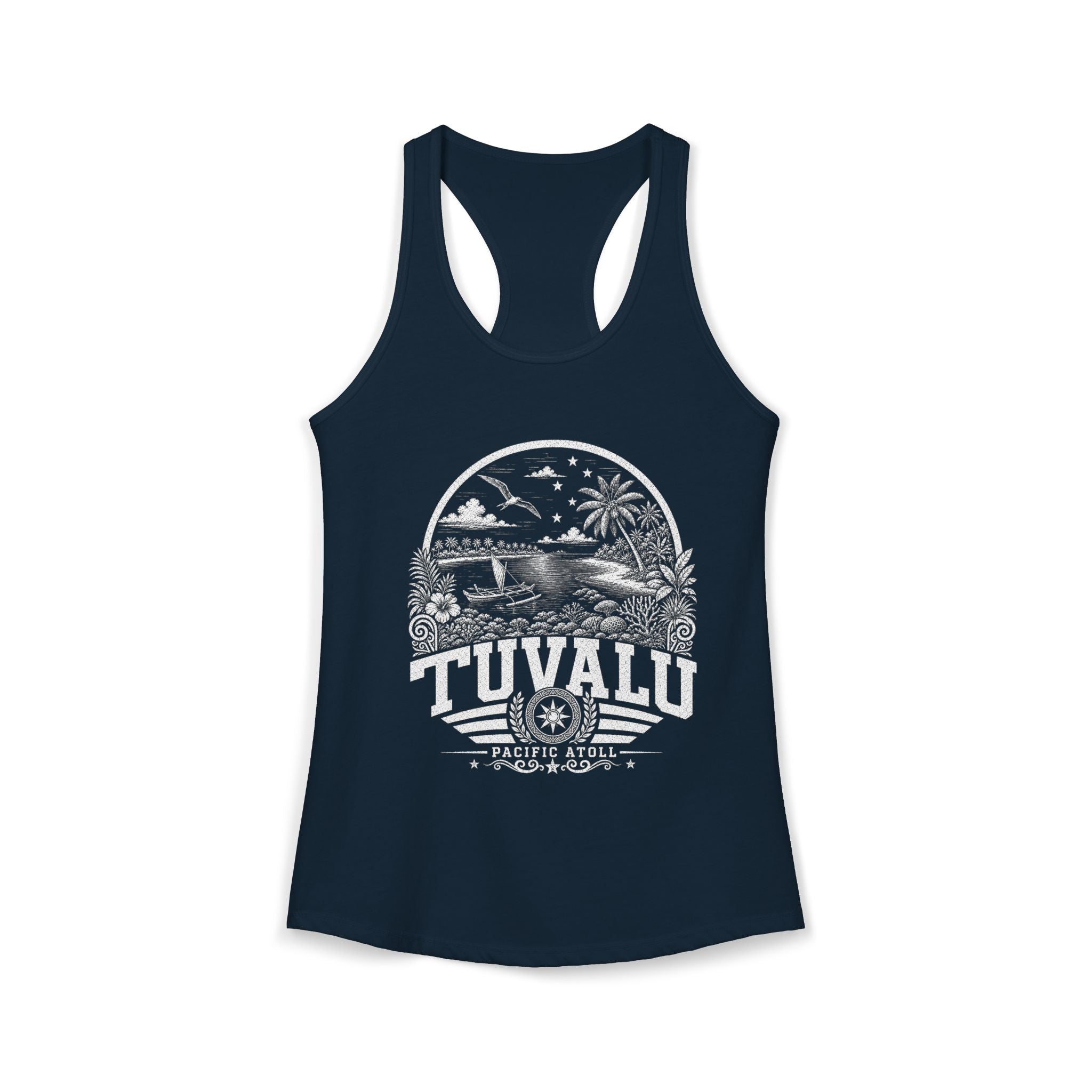 Tuvalu Pacific Atoll Women's Tank Top