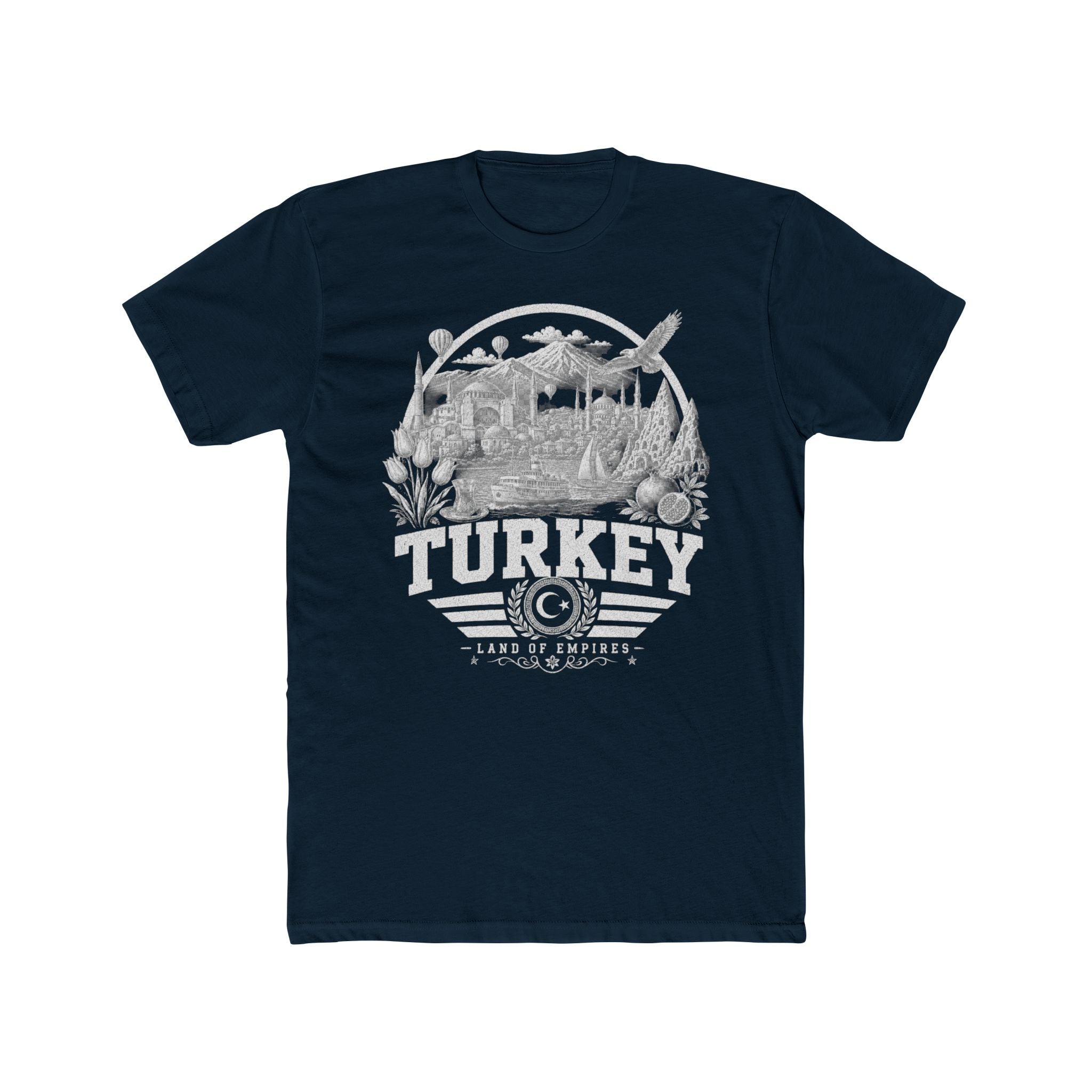 Turkey vintage landmarks men's tee — iconic landmark design | Nameshi Destinations (view 12)