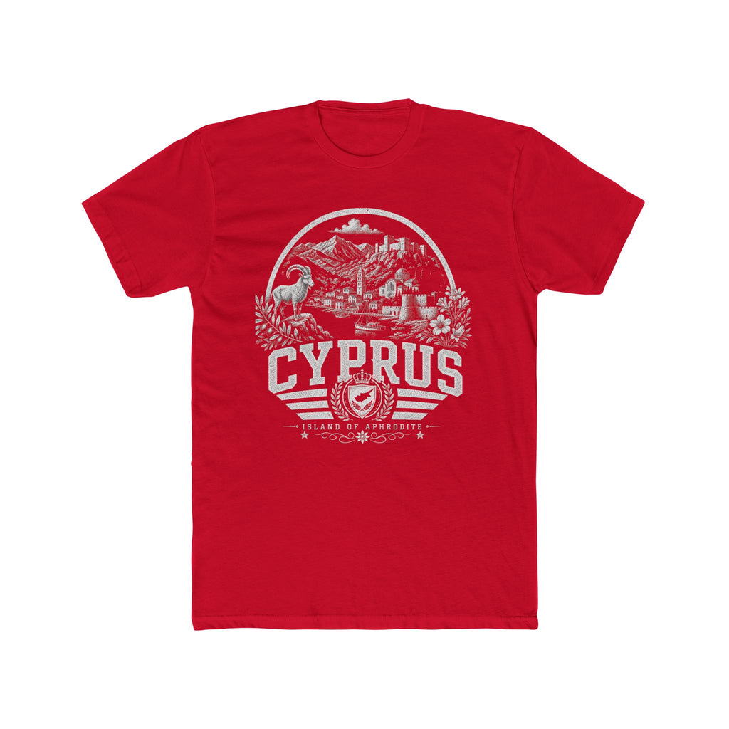 Cyprus vintage landmarks men's tee — iconic landmark design | Nameshi Destinations (view 15)
