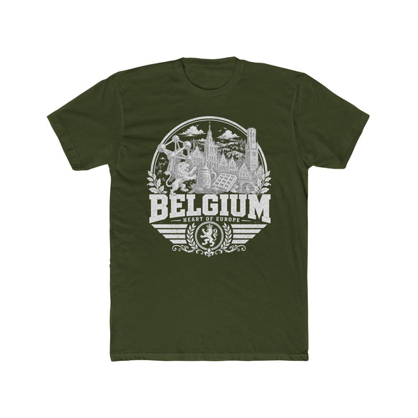Belgium Heart of Europe Men's Tee