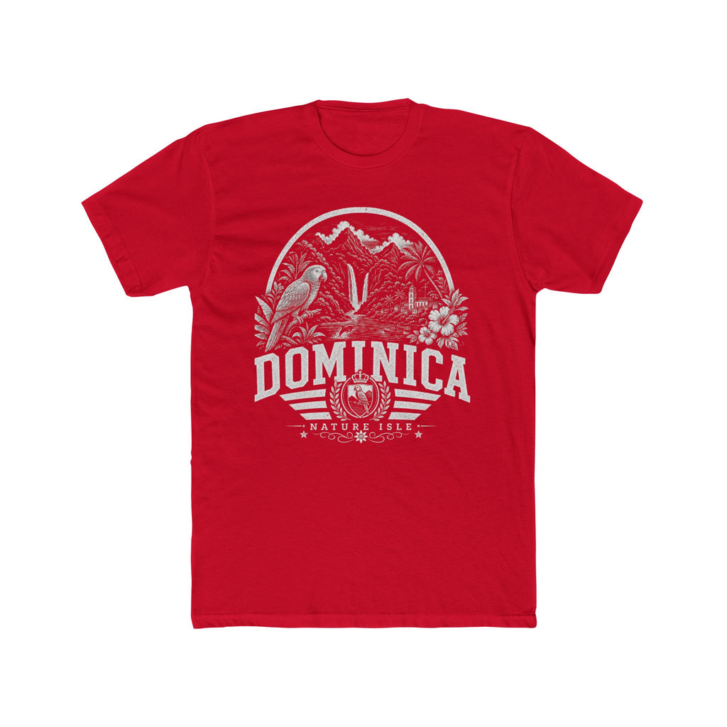 Dominica vintage landmarks men's tee — iconic landmark design | Nameshi Destinations (view 15)