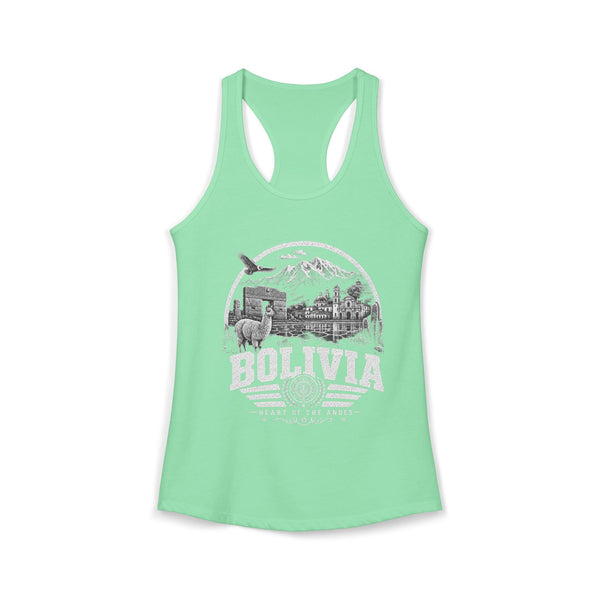 Bolivia Heart of the Andes Women's Tank Top