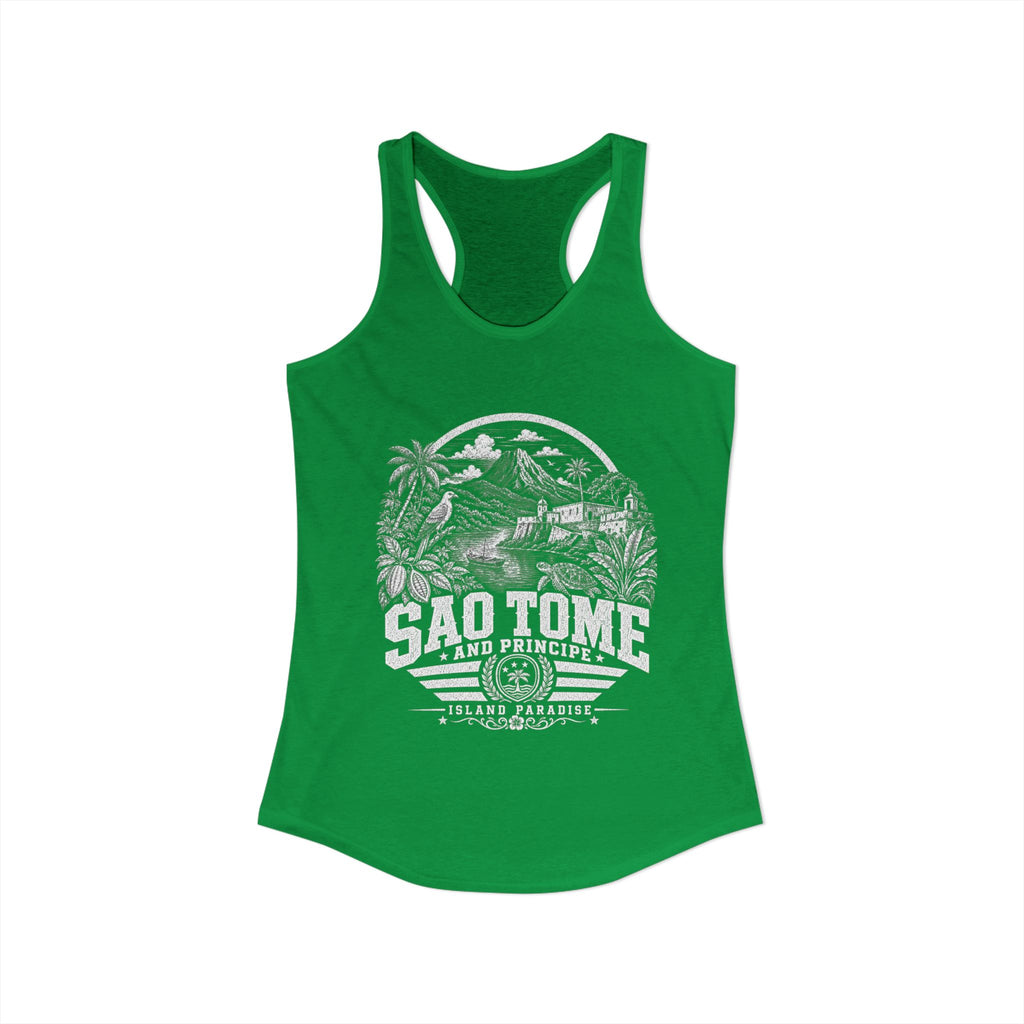 Sao Tome and Principe Island Paradise Women's Tank Top