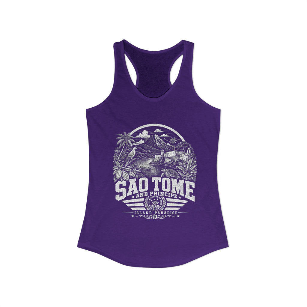 Sao Tome and Principe Island Paradise Women's Tank Top