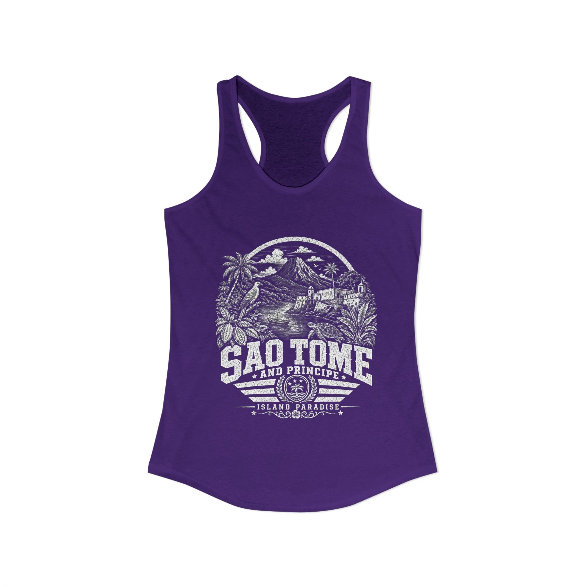 Sao Tome and Principe Island Paradise Women's Tank Top