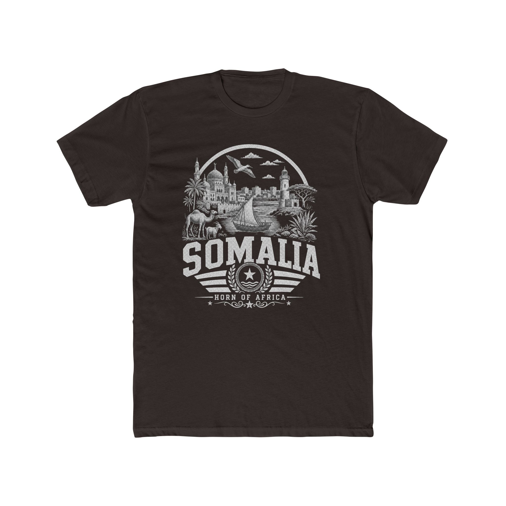 Somália Chifre da África Camiseta Masculina