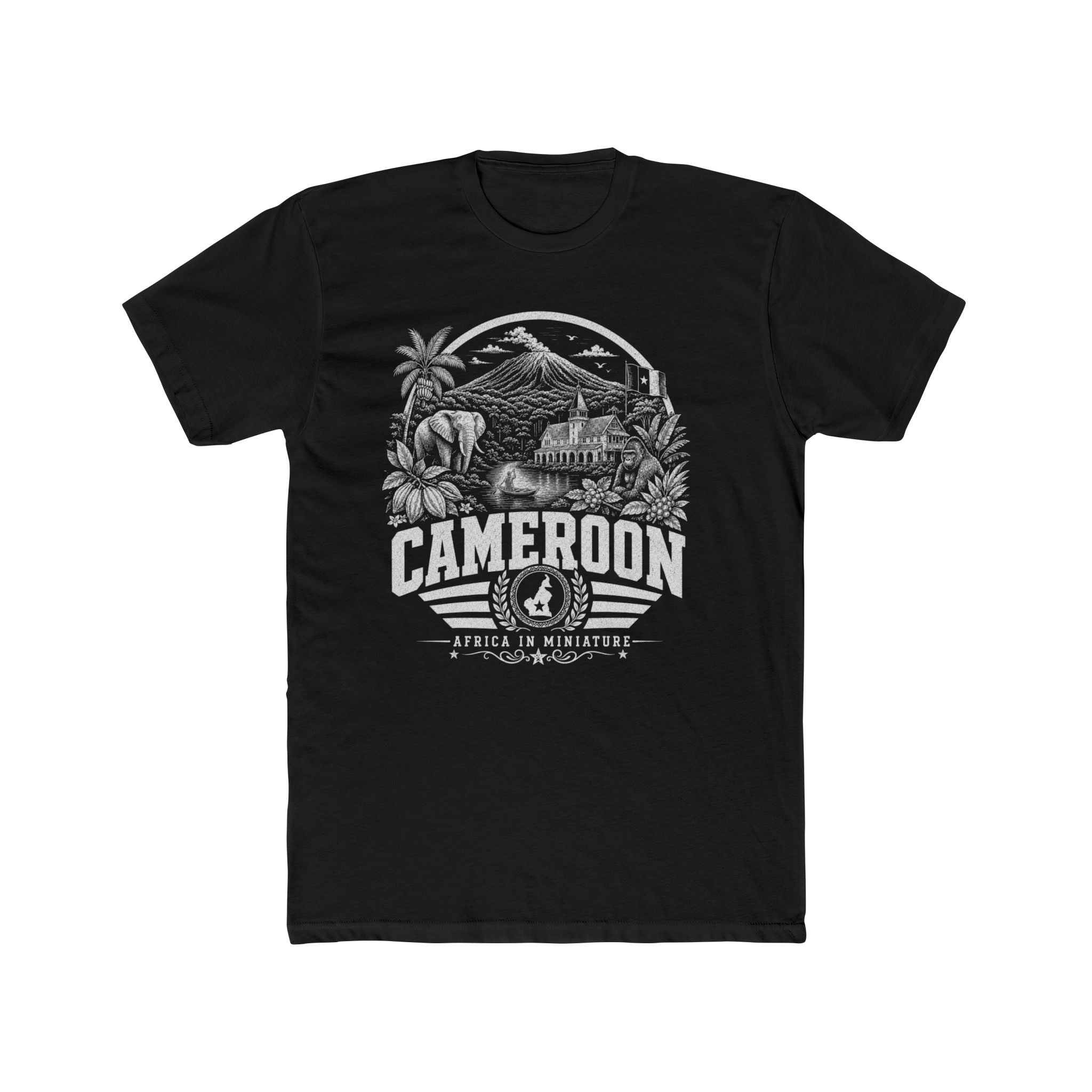 Camarões África em Miniatura Camiseta Masculina