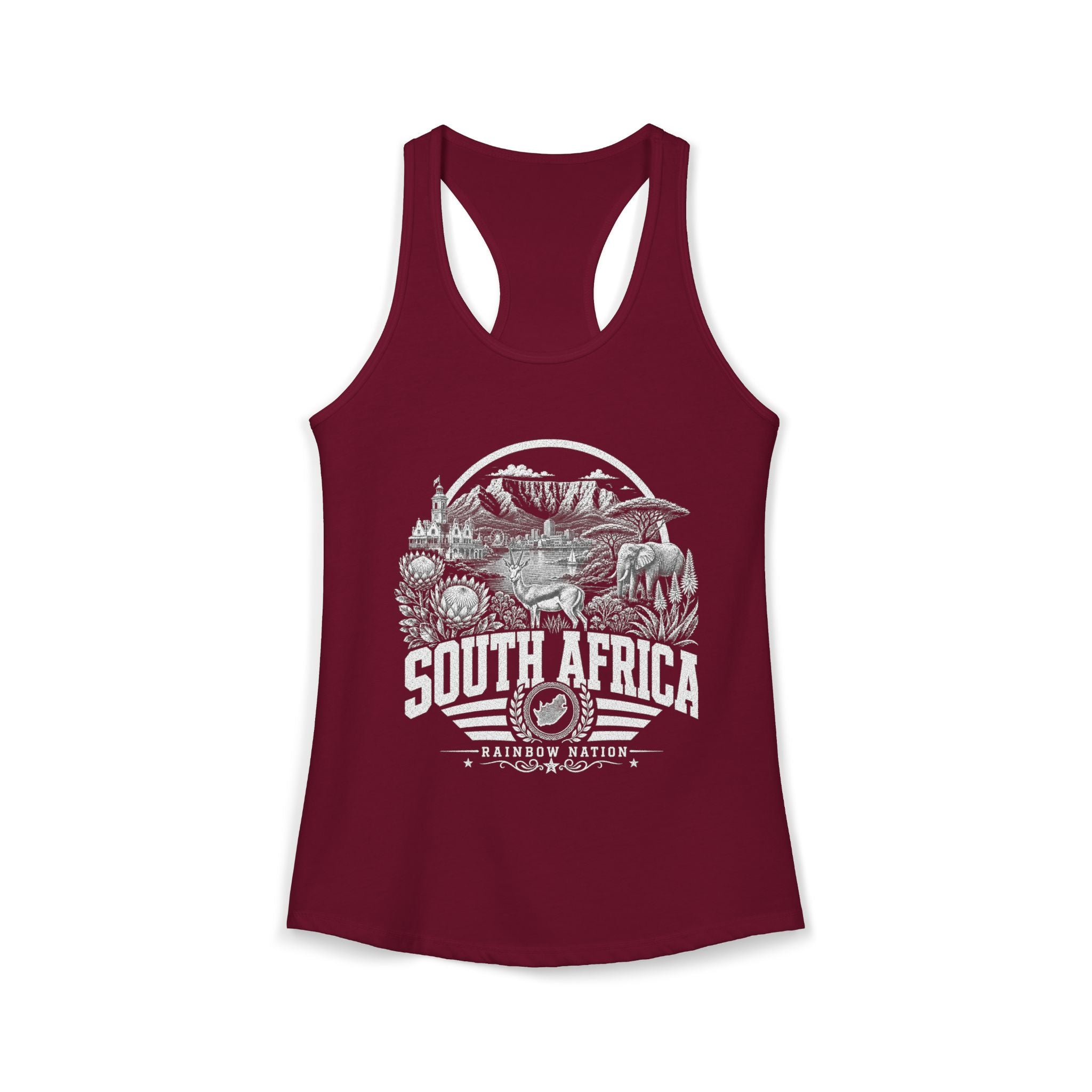 South Africa Rainbow Nation Women's Tank Top