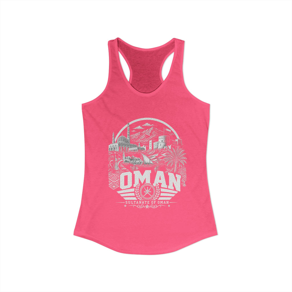 Omán Sultanato de Omán Camiseta sin mangas para mujer