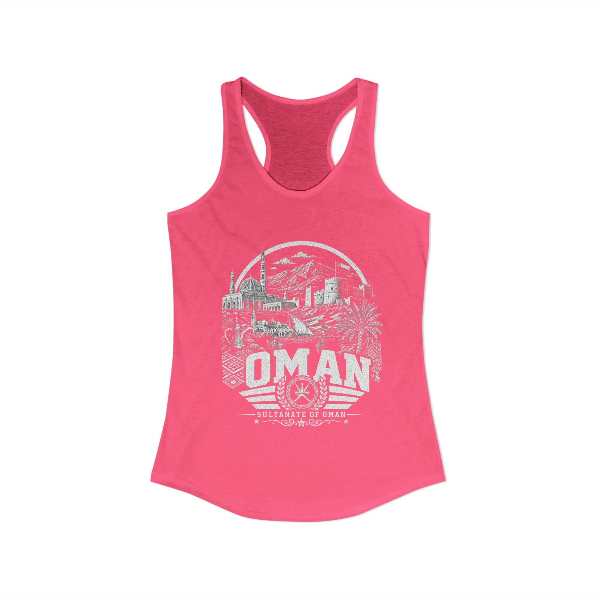 Omán Sultanato de Omán Camiseta sin mangas para mujer