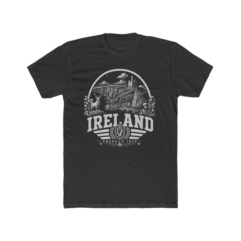 Ireland vintage landmarks men's tee — iconic landmark design | Nameshi Destinations (view 5)