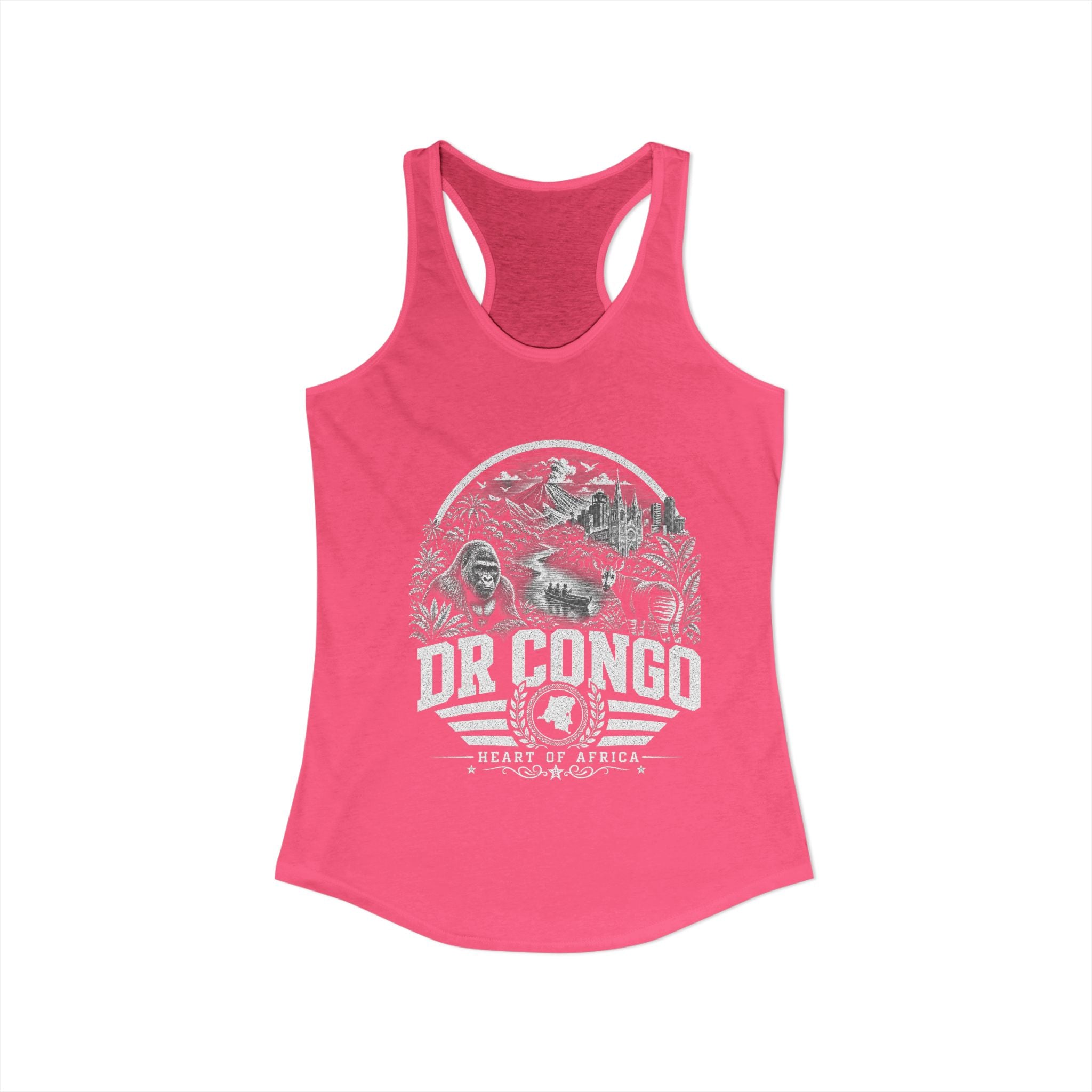 Democratic Republic of the Congo Heart of Africa Women's Tank Top