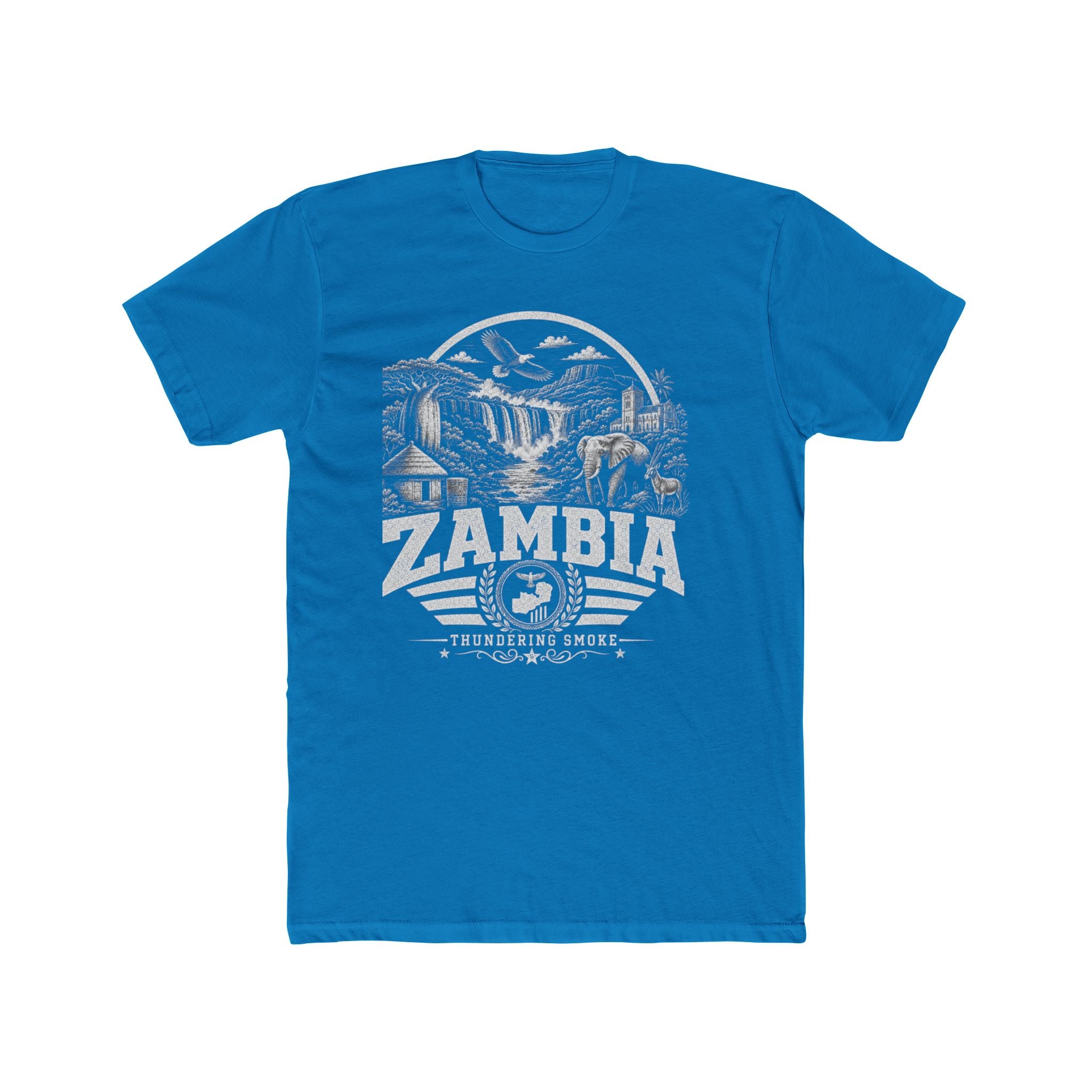 Camiseta Masculina Zambia Thundering Smoke