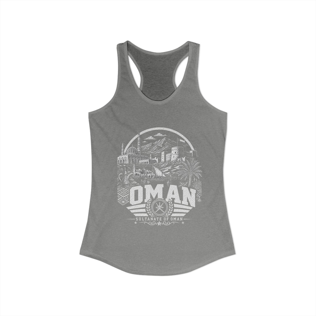 Omán Sultanato de Omán Camiseta sin mangas para mujer