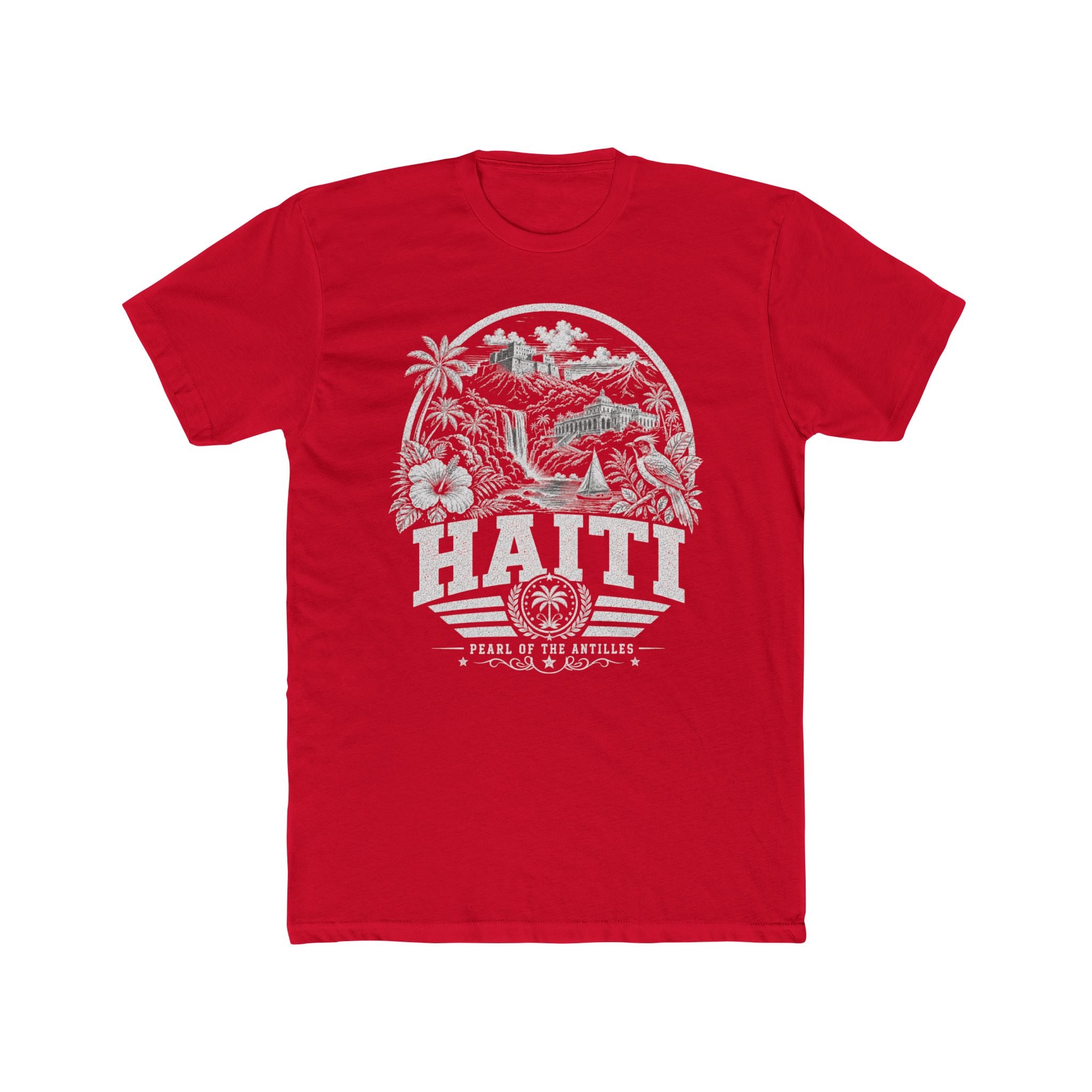 Haiti vintage landmarks men's tee — iconic landmark design | Nameshi Destinations (view 15)