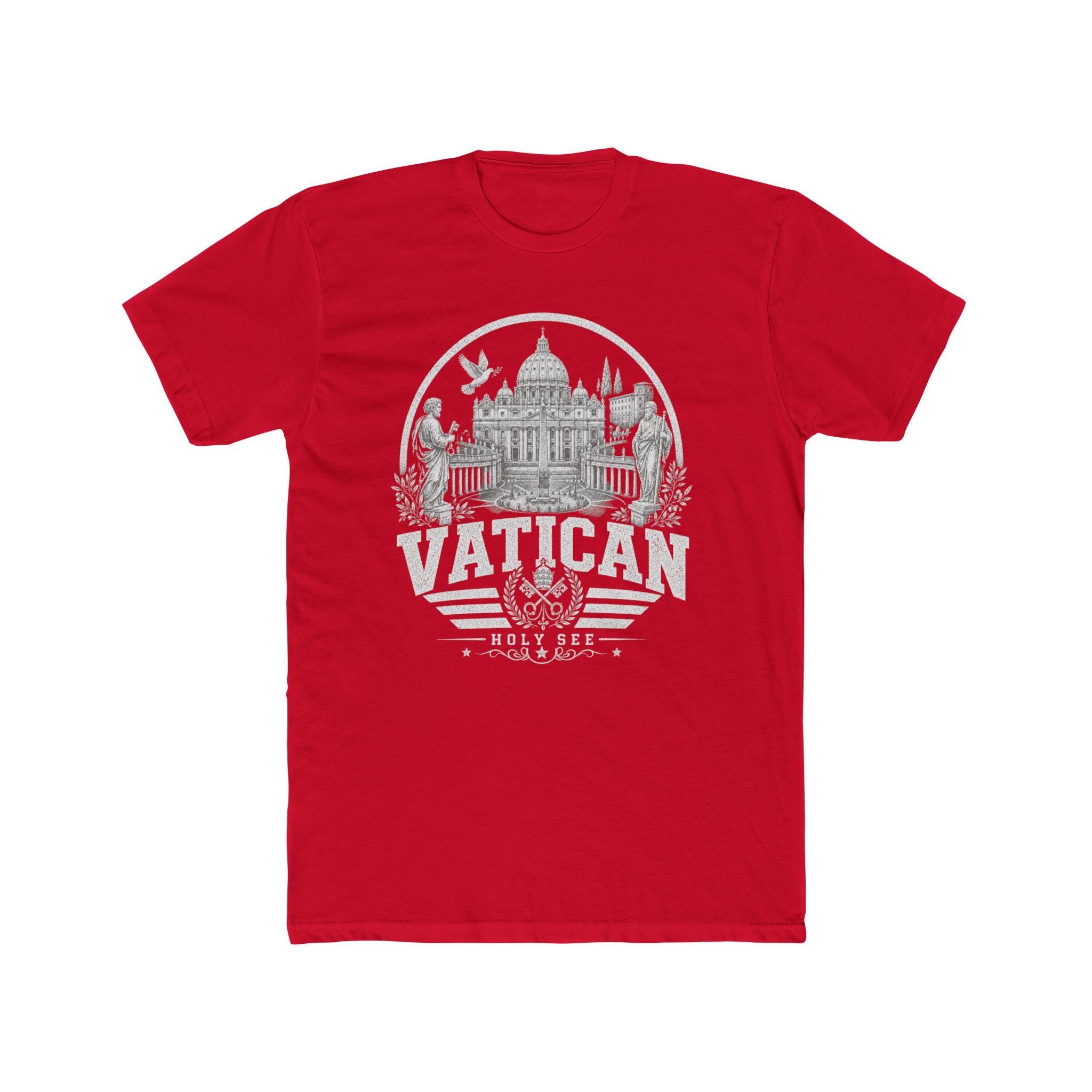 Vatican vintage landmarks men's tee — iconic landmark design | Nameshi Destinations (view 15)