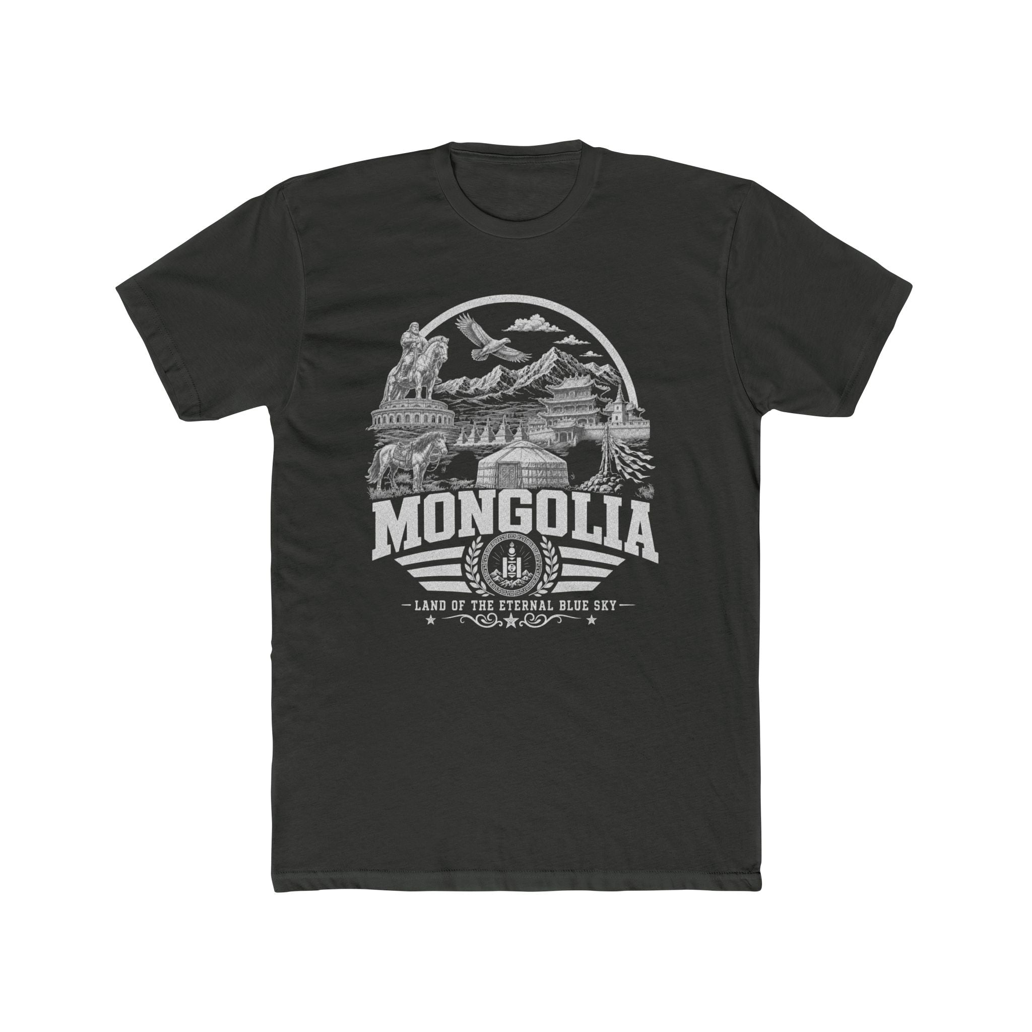 Mongolia Land of the Eternal Blue Sky Men's Tee