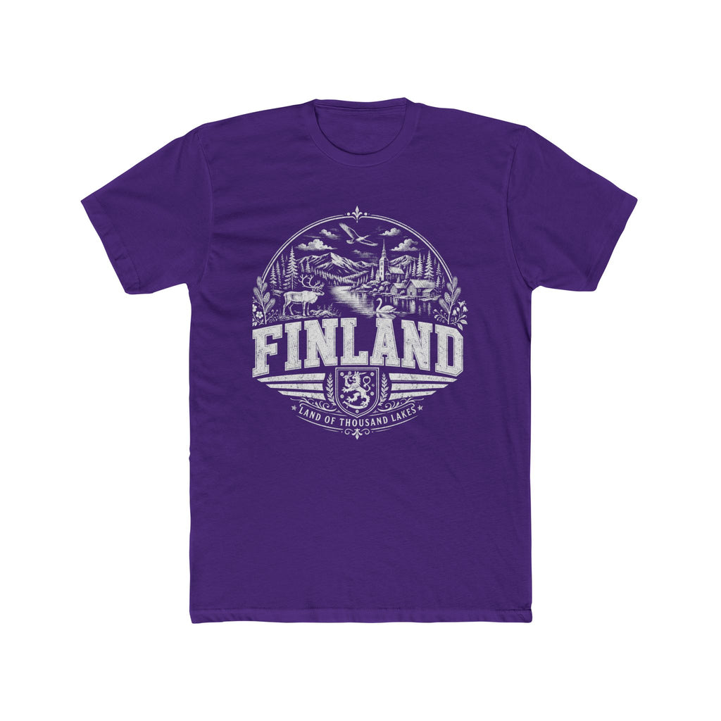 Finland vintage landmarks men's tee — iconic landmark design | Nameshi Destinations (view 13)