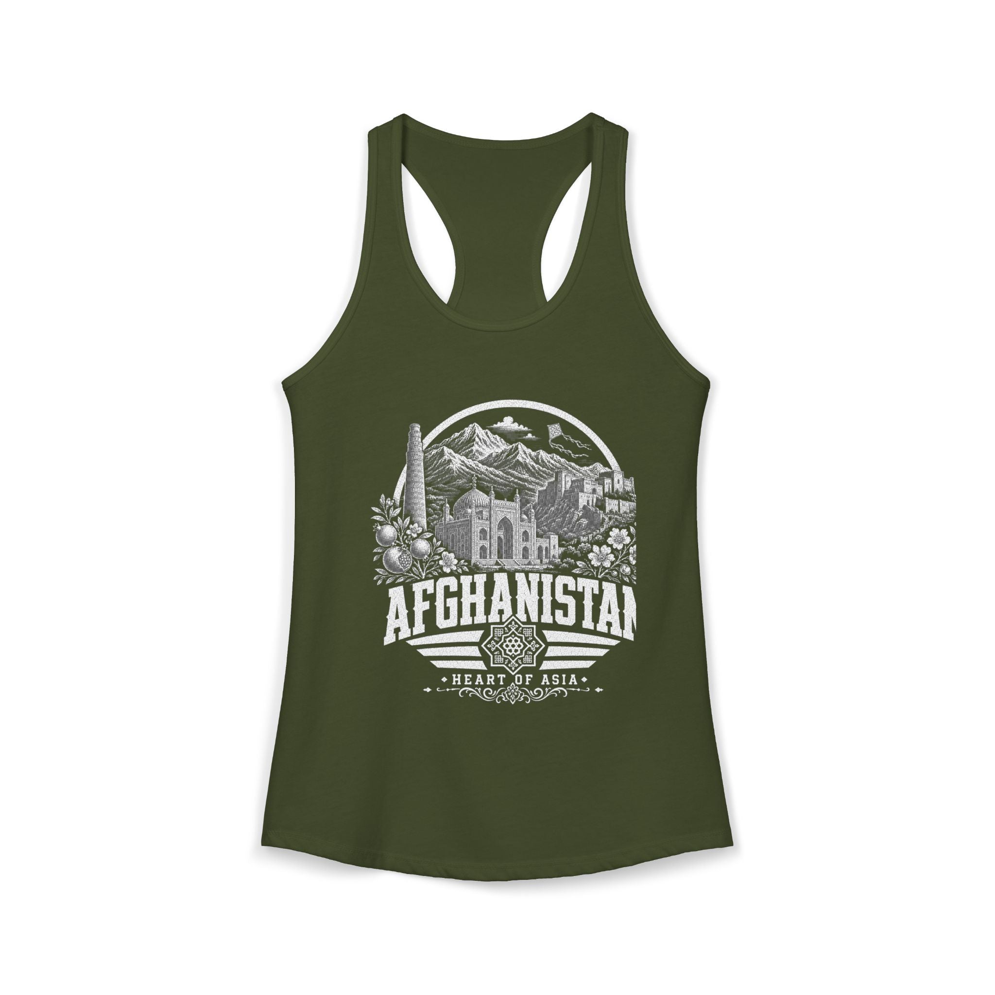 Afghanistan Heart of Asia Women's Tank Top