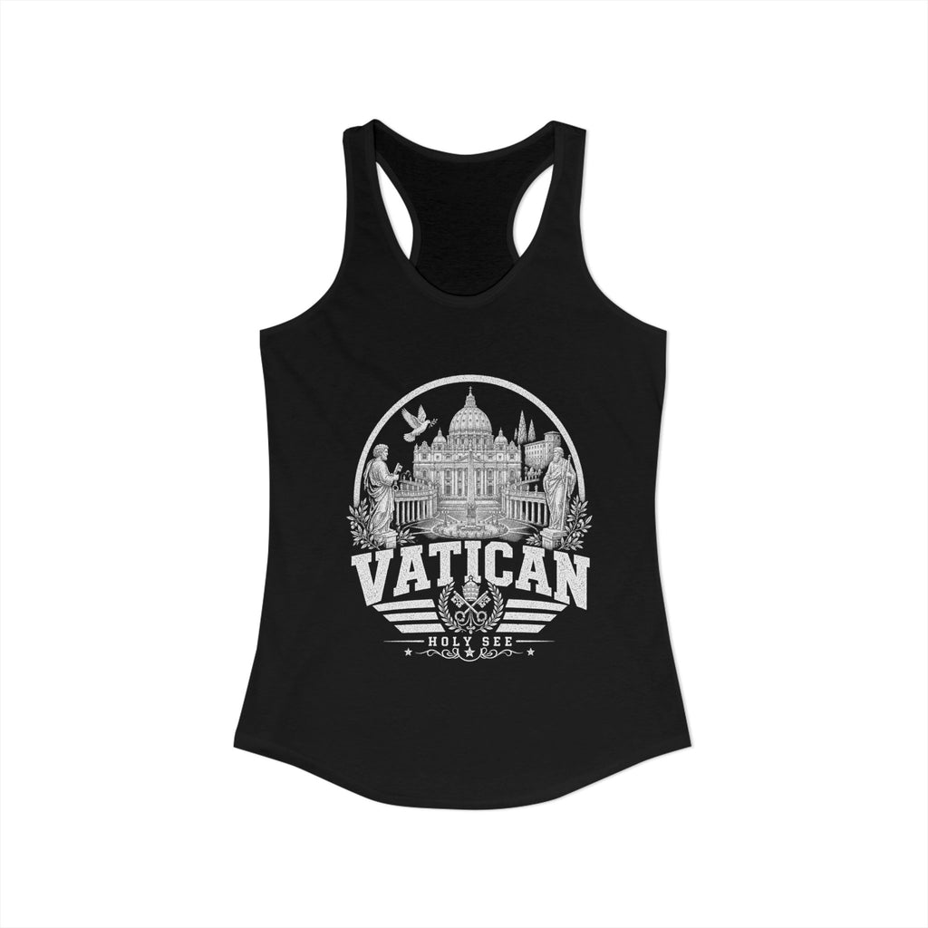 Vatican vintage landmarks tank top — iconic landmark design | Nameshi Destinations (view 20)