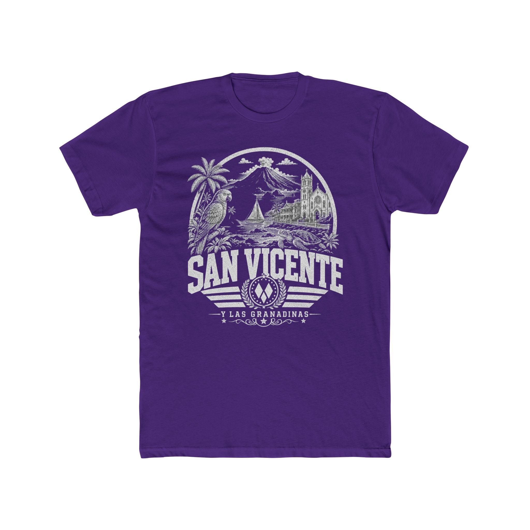 San Vicente vintage landmarks men's tee — iconic landmark design | Nameshi Destinations (view 13)