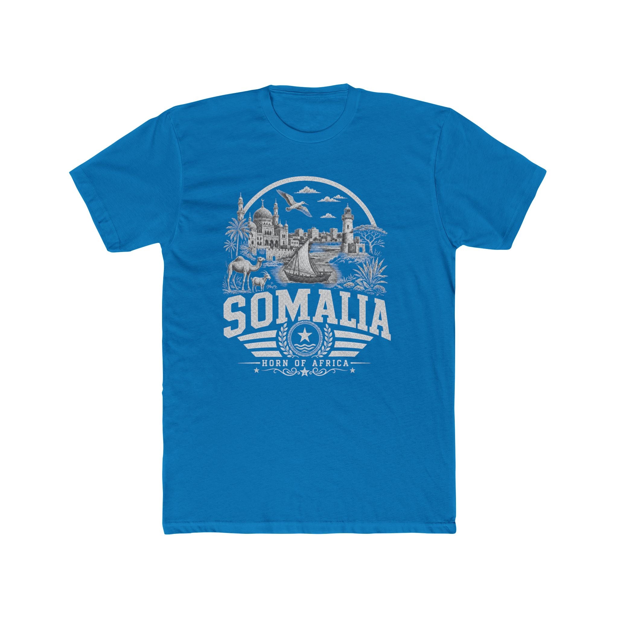 Somália Chifre da África Camiseta Masculina